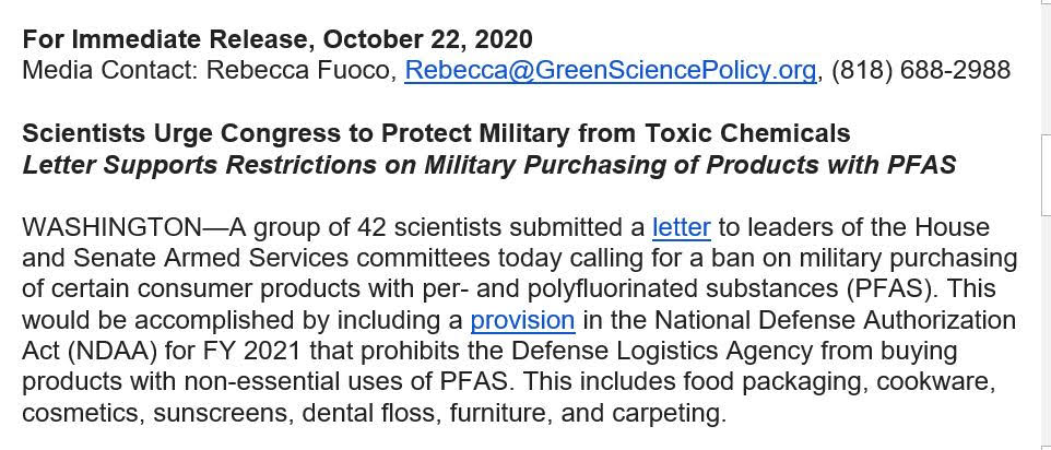 US Green Science Policy Institute